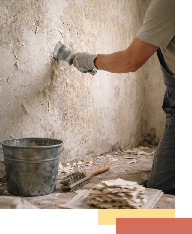 Удаление старой краски со стен в Якутске качественно и быстро