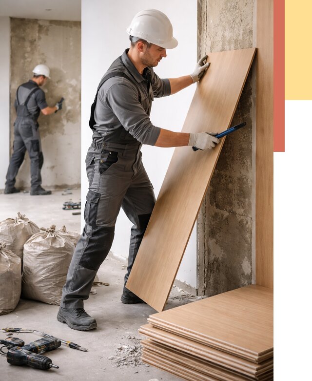 Демонтаж стеновых панелей в Якутске от 3645 руб. за м² быстро и недорого | ОТДЕЛОЧНИК-Ктс