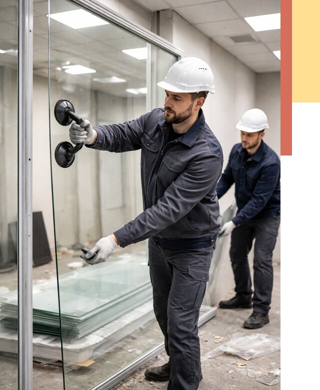 Демонтаж стеклянных перегородок в Якутске от 3333 руб. — быстро и недорого | ОТДЕЛОЧНИК-Ктс