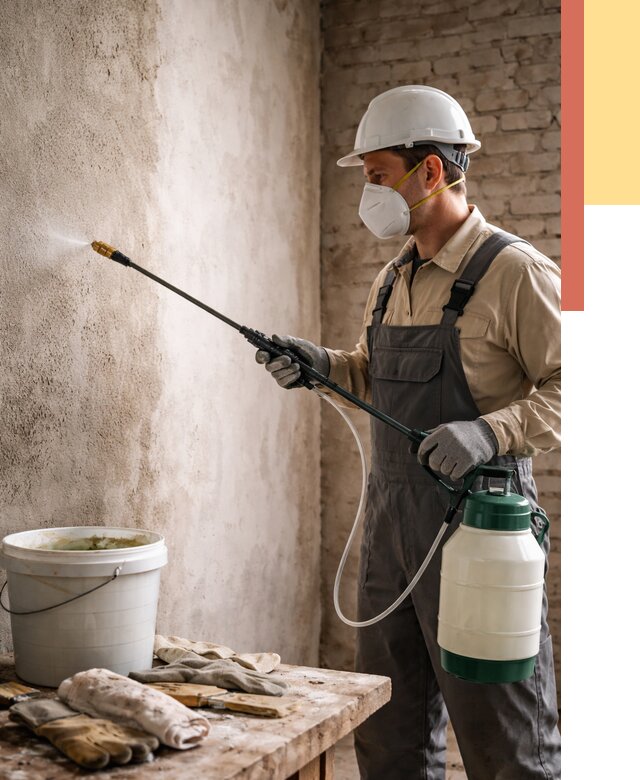 Антисептическая обработка стен в Якутске от 1250 руб. — быстро и недорого | ОТДЕЛОЧНИК-Ктс