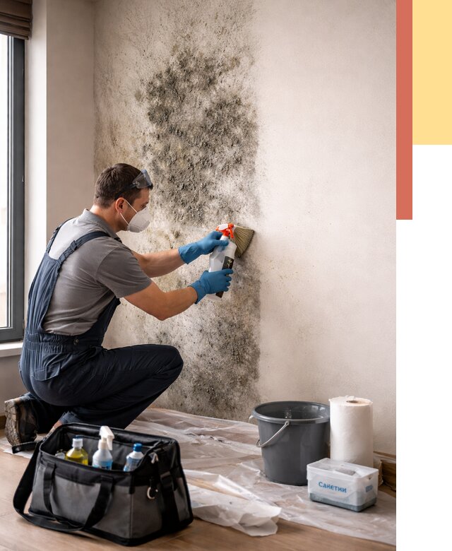 Удаление плесени со стен в Якутске от 2239 руб. — быстро и недорого | ОТДЕЛОЧНИК-Ктс