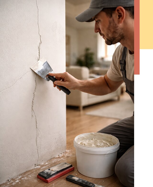 Заделка трещин и сколов в Якутске от 2552 руб. — быстро и недорого | ОТДЕЛОЧНИК-Ктс