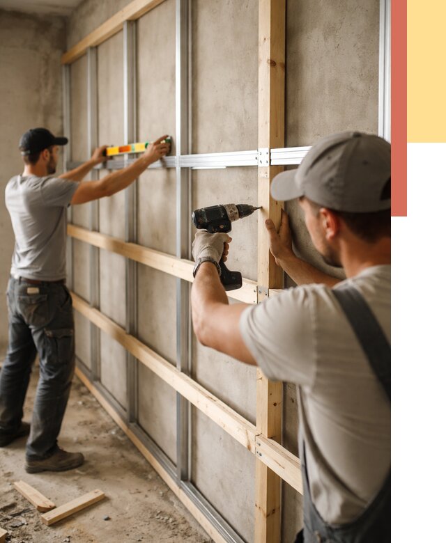 Устройство обрешетки под панели в Якутске от 2187 руб. — монтаж под ключ | ОТДЕЛОЧНИК-Ктс