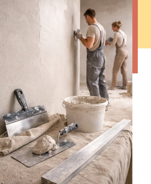 Штукатурка стен гипсовая в Якутске от 4687 руб/м2 — быстро и недорого | ОТДЕЛОЧНИК-Ктс