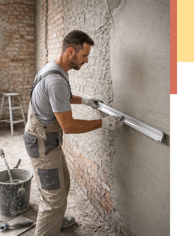 Штукатурка кирпичных стен в Якутске от 4687 руб/м2 — быстро и недорого | ОТДЕЛОЧНИК-Ктс