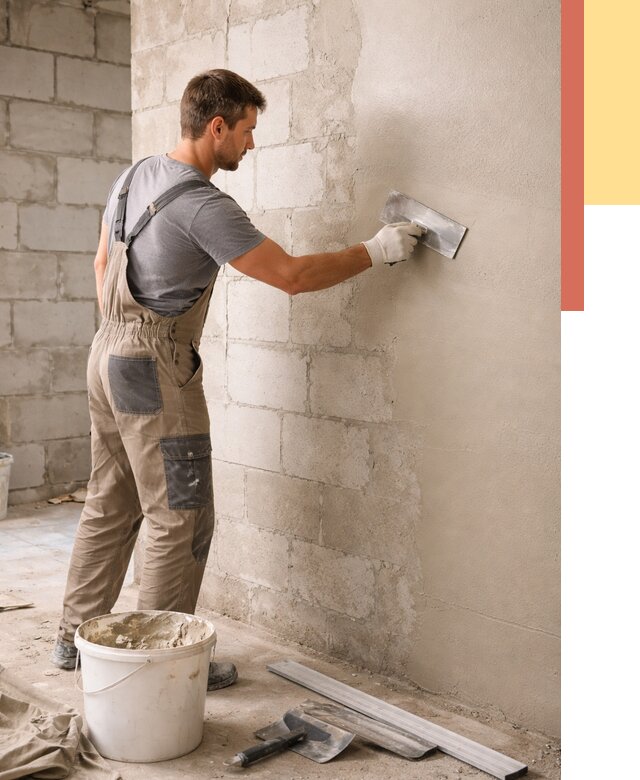 Штукатурка стен из газобетона в Якутске от 2187 руб./м2 — быстро и недорого | ОТДЕЛОЧНИК-Ктс