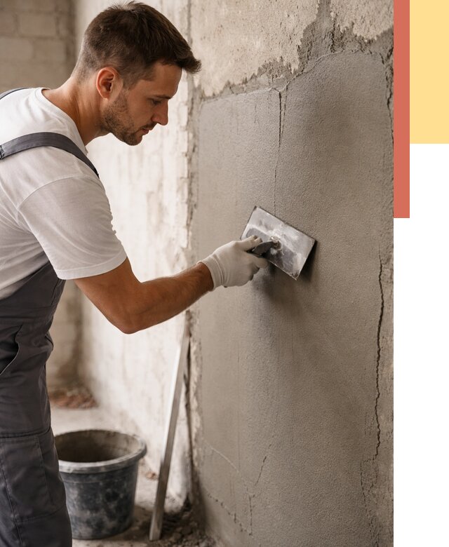 Штукатурка стен под плитку в Якутске от 4374 руб./м2 — выравнивание под плитку | ОТДЕЛОЧНИК-Ктс