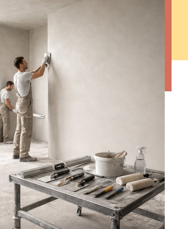 Штукатурка стен под покраску в Якутске от 4687 руб./м² — качественно и недорого | ОТДЕЛОЧНИК-Ктс