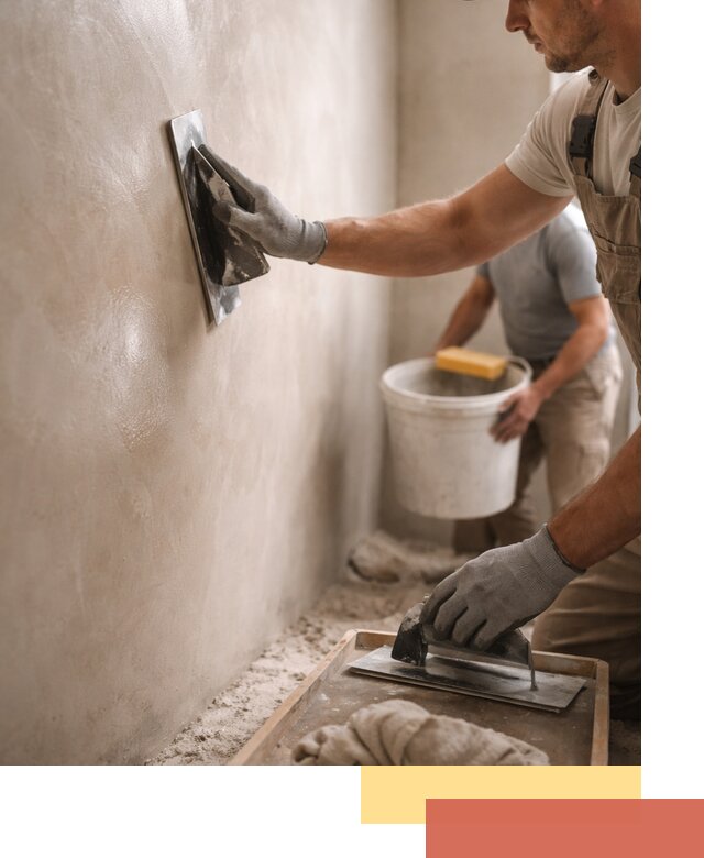 Нанесение марокканской штукатурки таделакт в Якутске