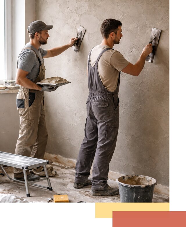 Ремонт декоративной штукатурки и восстановление фактуры в Якутске