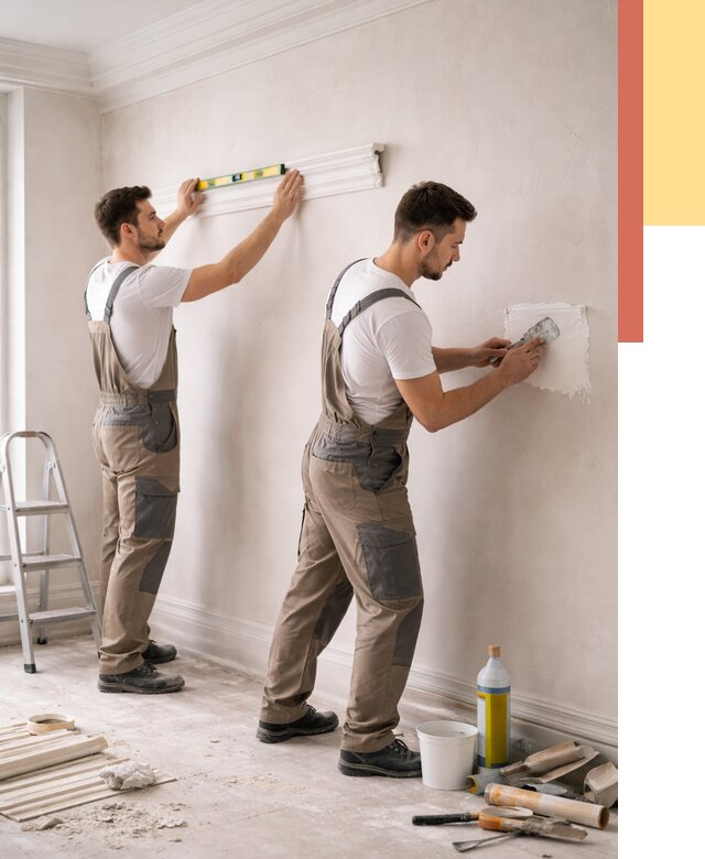 Монтаж лепнины на стены в Якутске от 4687 руб. — недорого, быстро | ОТДЕЛОЧНИК-Ктс