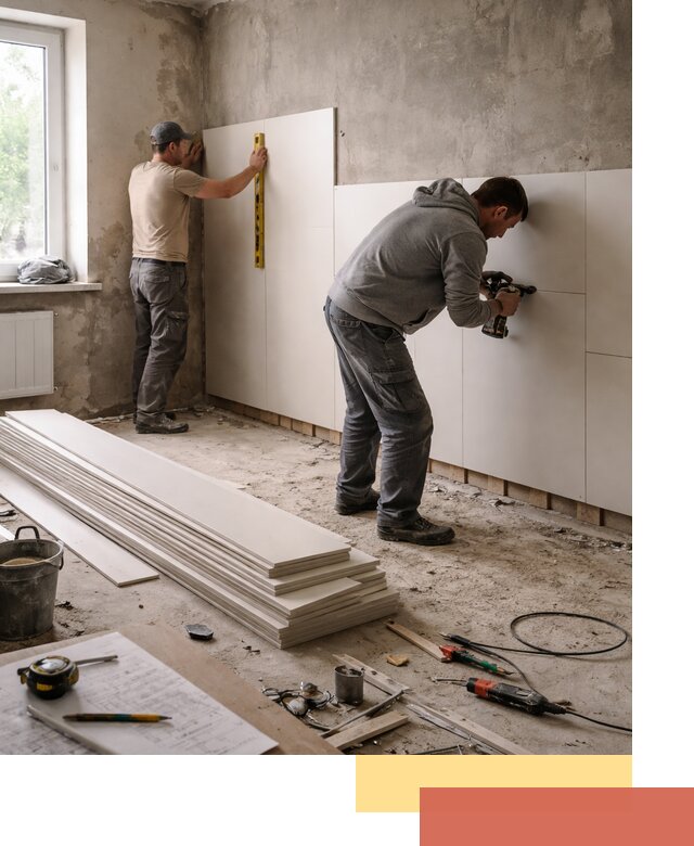 Монтаж ПВХ панелей на стены в Якутске качественно и быстро