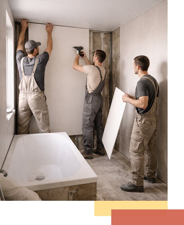 Отделка ванной панели ПВХ профессионально в Якутске