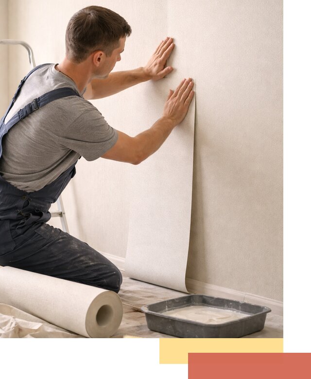 Поклейка флизелиновых обоев в Якутске качественно и быстро