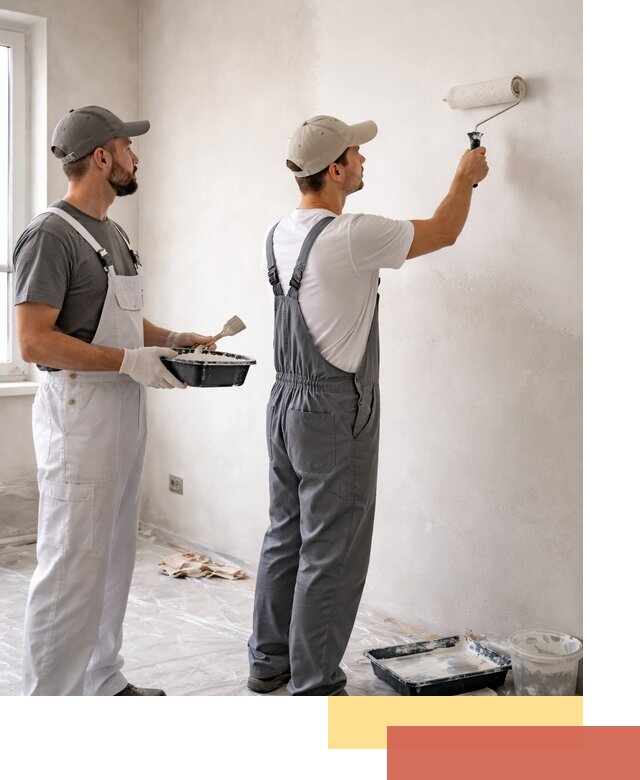 Покраска стен водоэмульсионной краской в Якутске