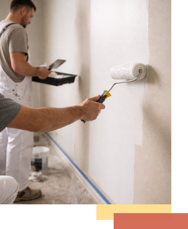 Покраска стен акриловой краской профессионально в Якутске