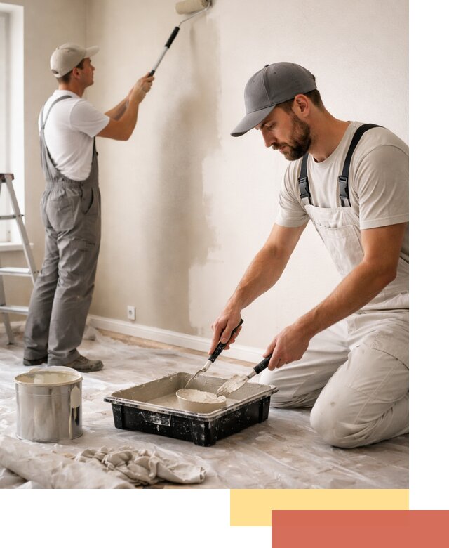 Покраска стен в квартире в Якутске — профессионально и аккуратно