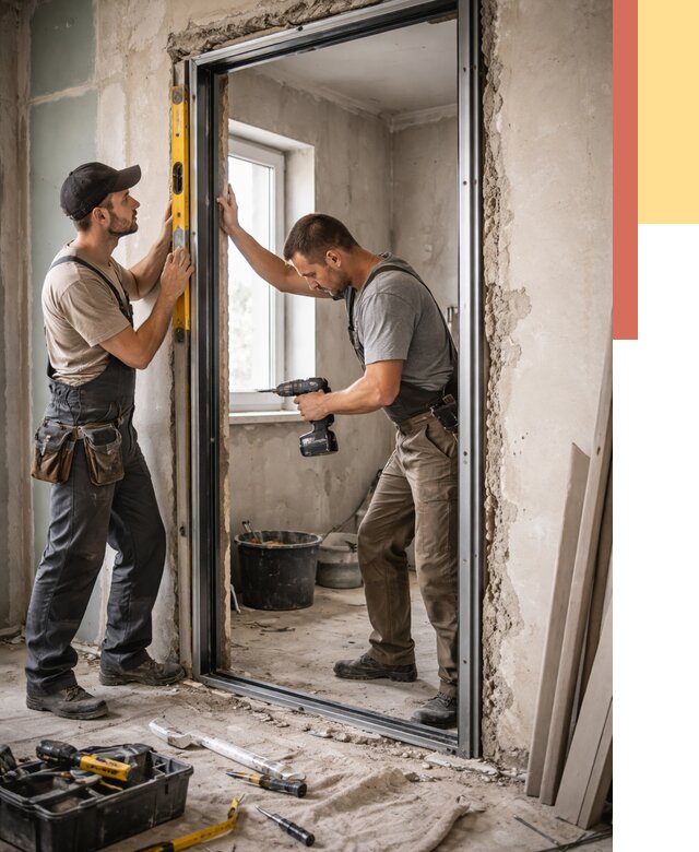 Закладка дверного проема в Якутске от 3645 руб. — быстро и недорого | ОТДЕЛОЧНИК-Ктс