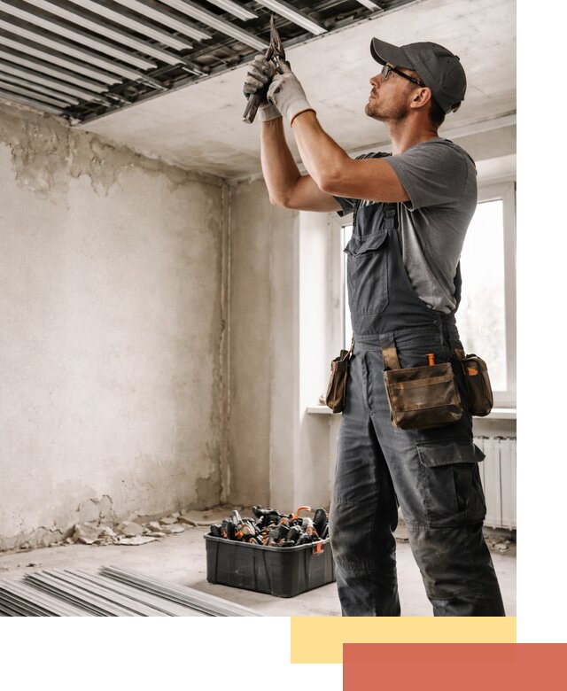 Демонтаж реечного потолка в Якутске быстро и аккуратно