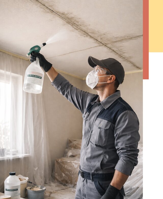 Антисептическая обработка потолка в Якутске от 2604 руб. | ОТДЕЛОЧНИК-Ктс