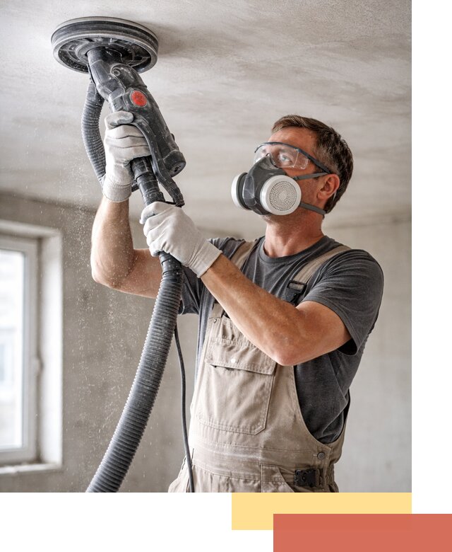 Шлифовка потолка в Якутске — качественная подготовка под отделку