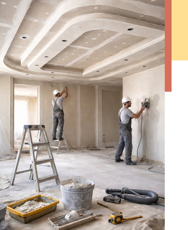 Многоуровневый потолок из гипсокартона в Якутске от 781 руб. под ключ | ОТДЕЛОЧНИК-Ктс