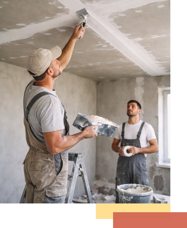 Обработка швов потолка ГКЛ в Якутске: качественная заделка и шпатлевка