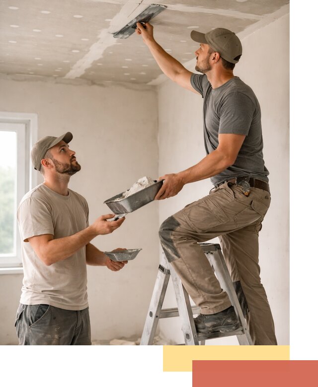 Шпаклевка потолка из гипсокартона в Якутске качественно и быстро