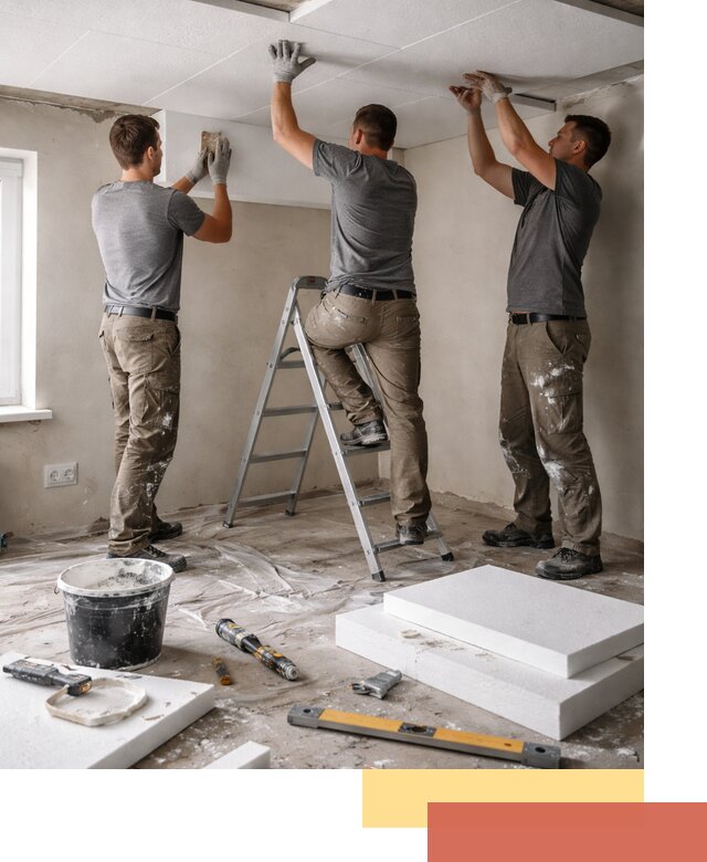 Утепление потолка пенопластом в Якутске быстро и качественно